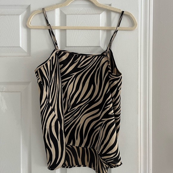 J Crew Tan and Black Zebra Cami - Picture 4 of 6